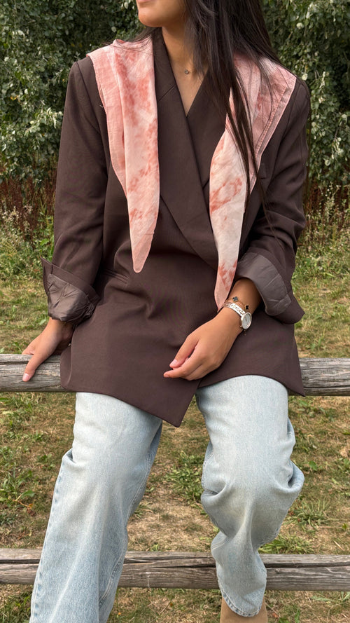 Brown blazer